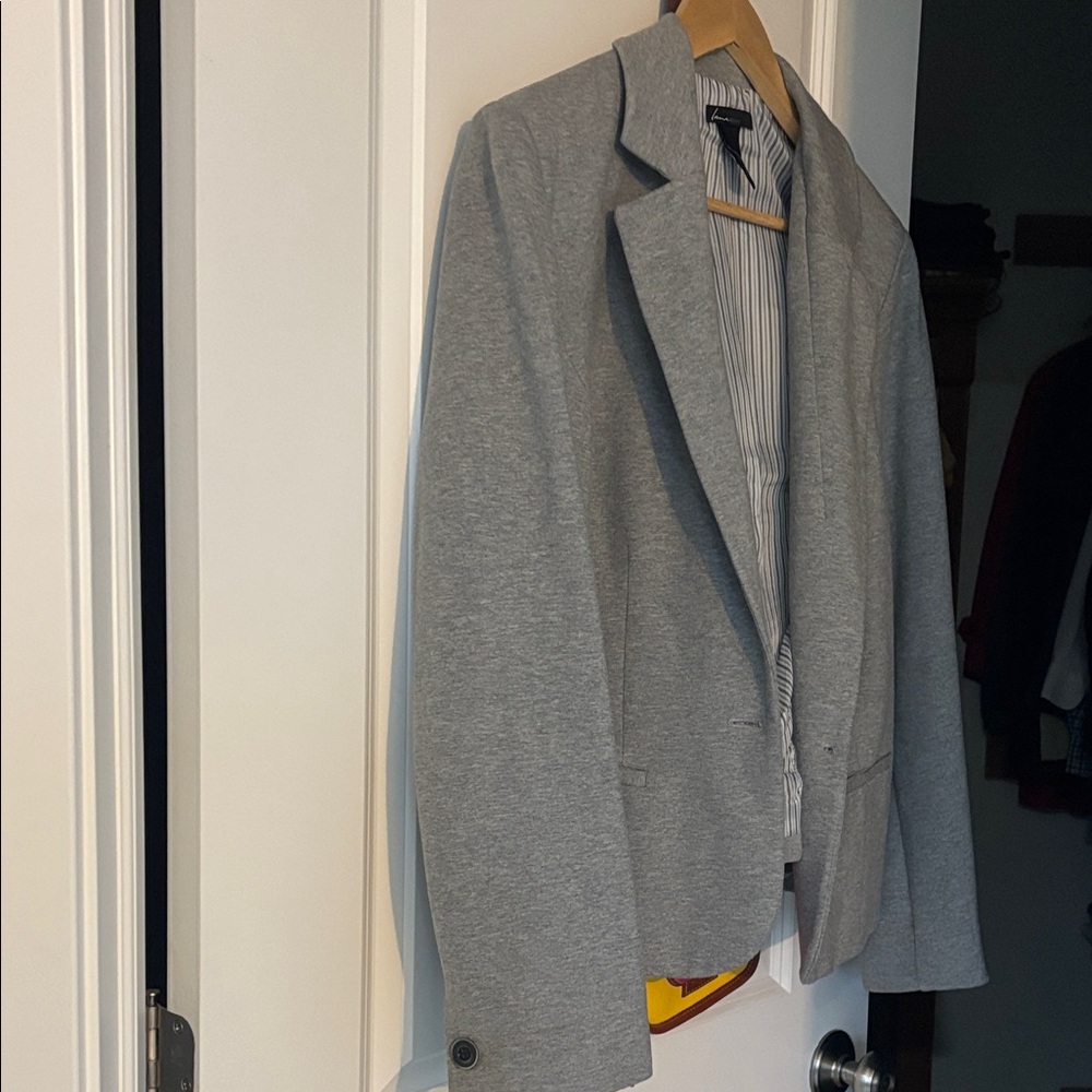 Lane Bryant Classic Gray Blazer - Picture 5 of 7